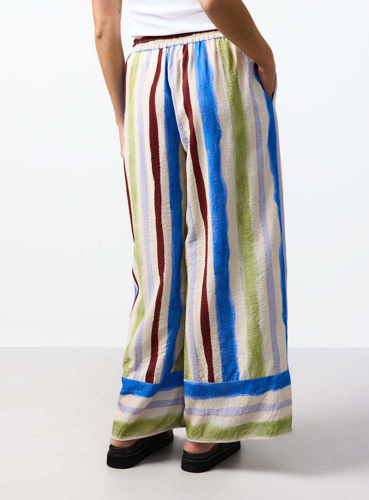 Ultra Wide Stripe Trousers  8 - Image 4 thumbnail